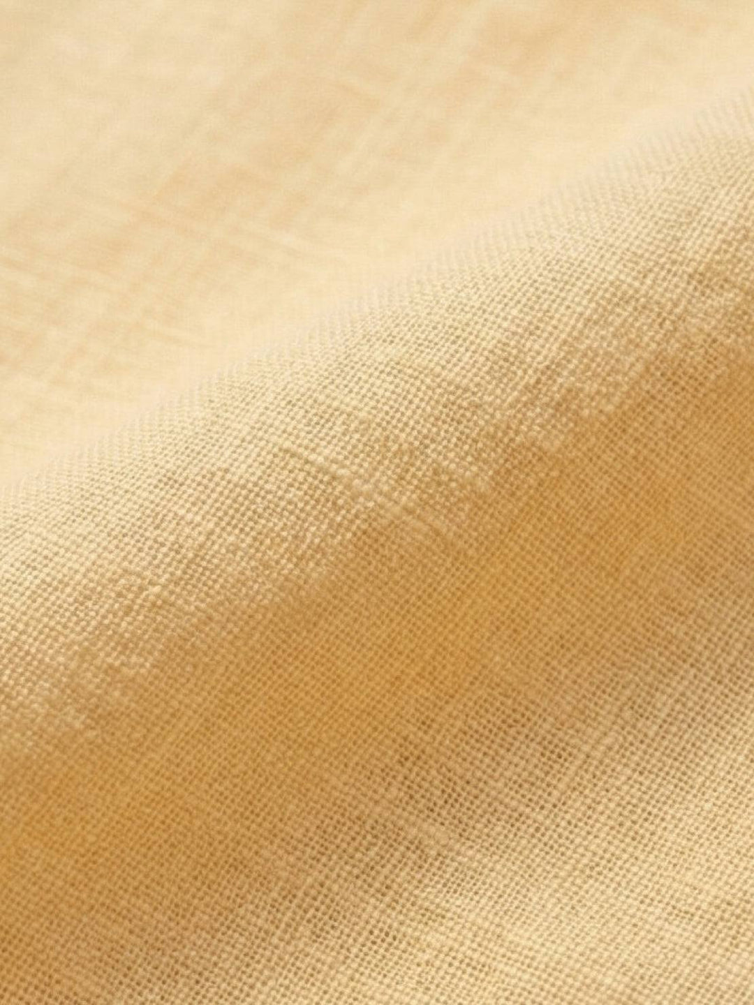 100% Linen Dropped-Shoulder Shirt yellow image 5 