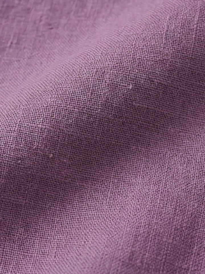 100% Cotton Linen Sleeveless Vest lavender image 6 