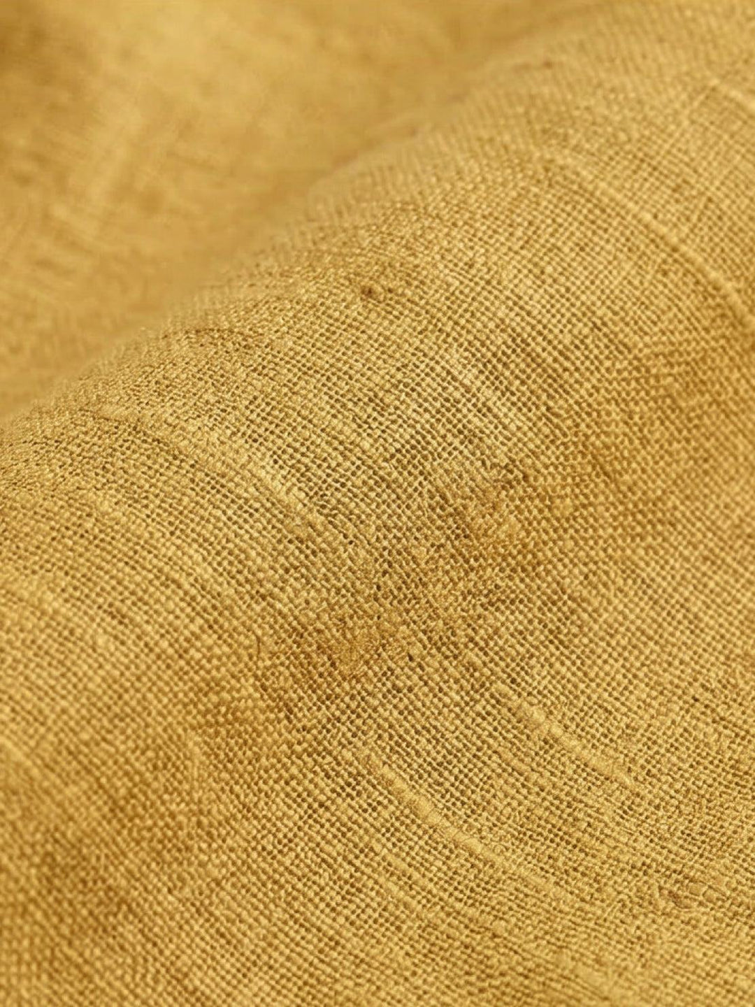 100% Cotton Linen Sleeveless Vest yellow image 6 