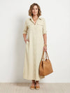 Wrinkle-Free Button-Down Dress