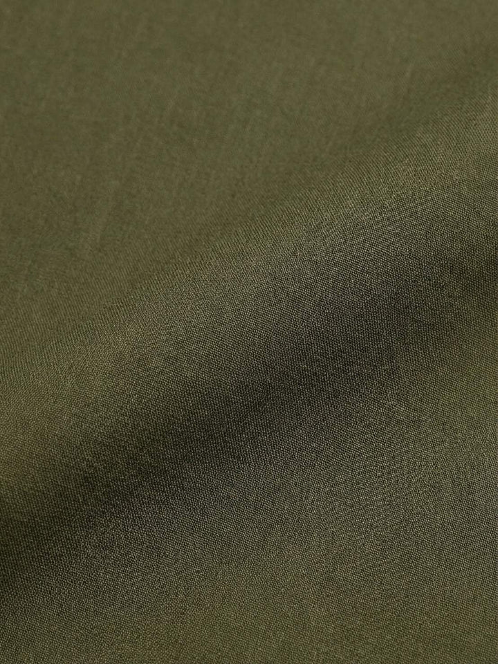 Wrinkle-Free Button-Down Dress army green image 6 