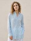 100% Linen Pinstripe Shirt