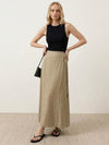 Asymmetrical Wrap Maxi Skirt
