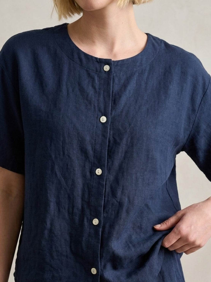 100% Cotton Two-Piece Set navy blue image 6 
