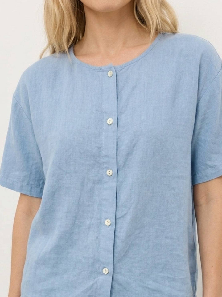 100% Cotton Two-Piece Set sky blue image 6 