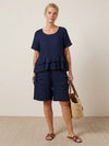 Cotton Relaxed Shorts Two-Piece Co-Ord Set