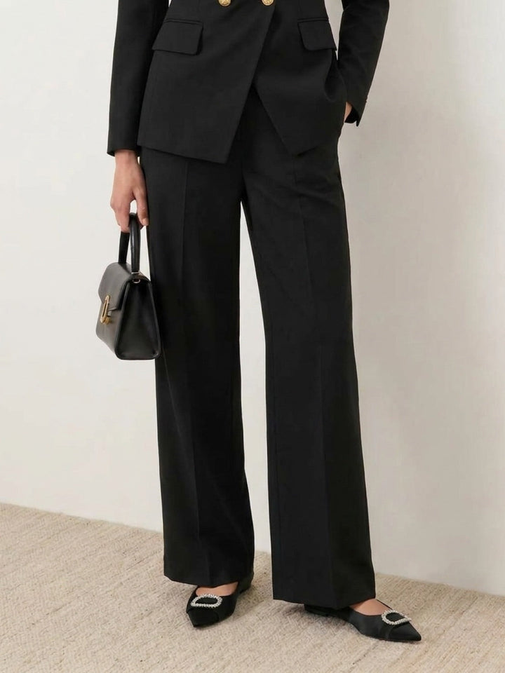 Gold Button Double-Breasted Co-Ord black image 3 