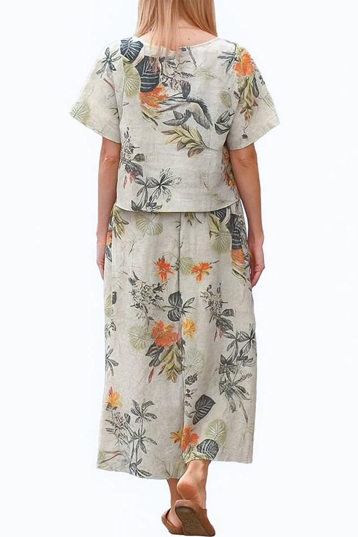 Breezy Two-Piece Set white tropics image 4 
