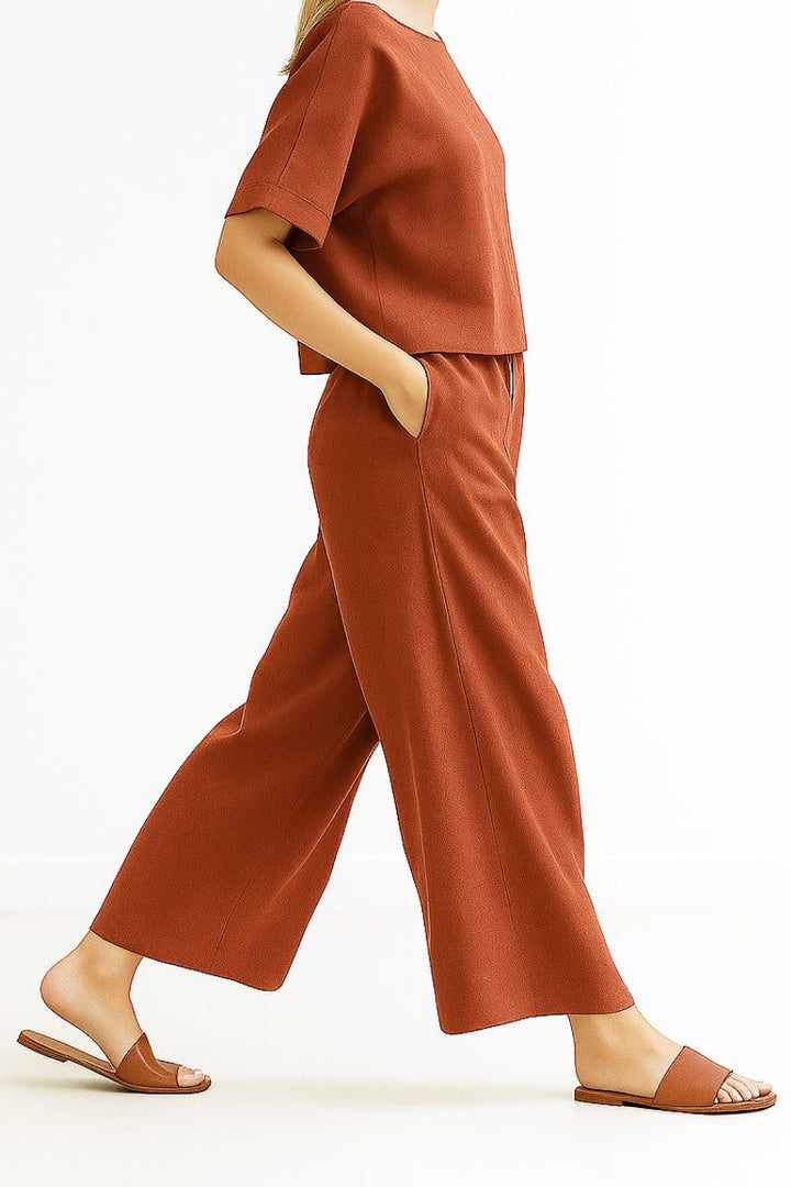 Breezy Two-Piece Set rusty orange image 4 