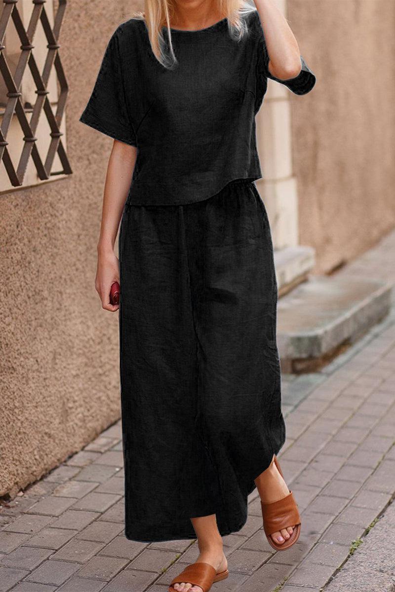 Breezy Two-Piece Set black image 1 