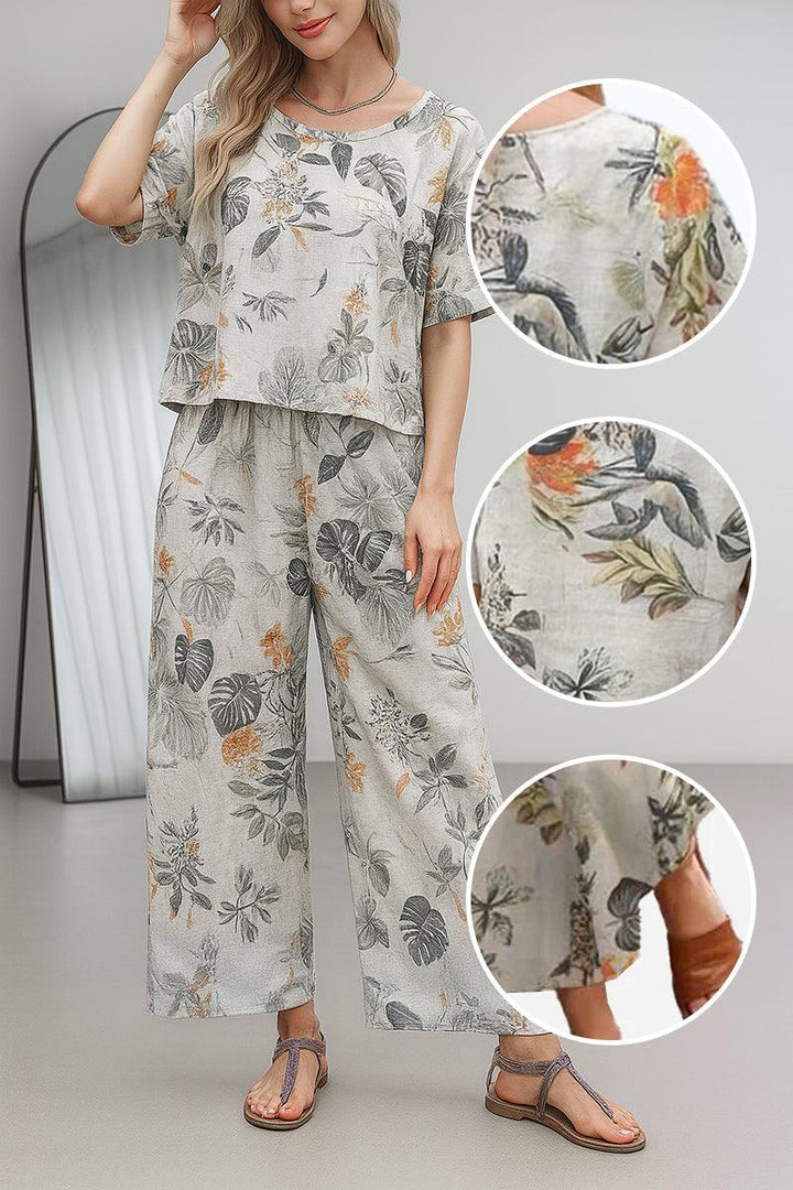 Breezy Two-Piece Set white tropics image 2 