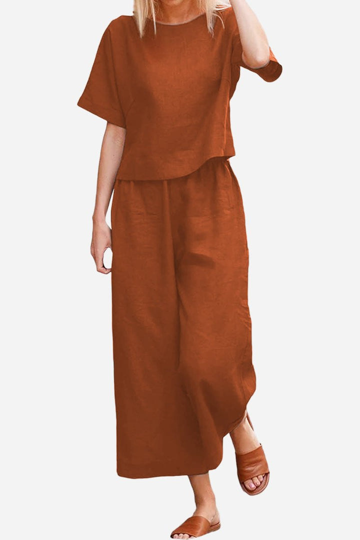 Breezy Two-Piece Set rusty orange image 5 