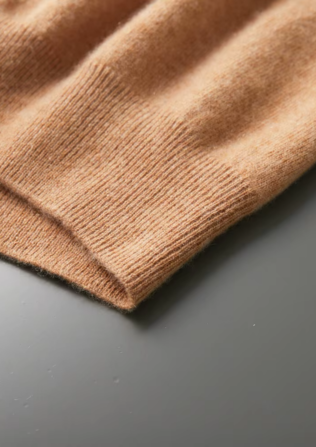 Cashmere Crewneck T-Shirt honey mustard image 8 #color_honey-mustard