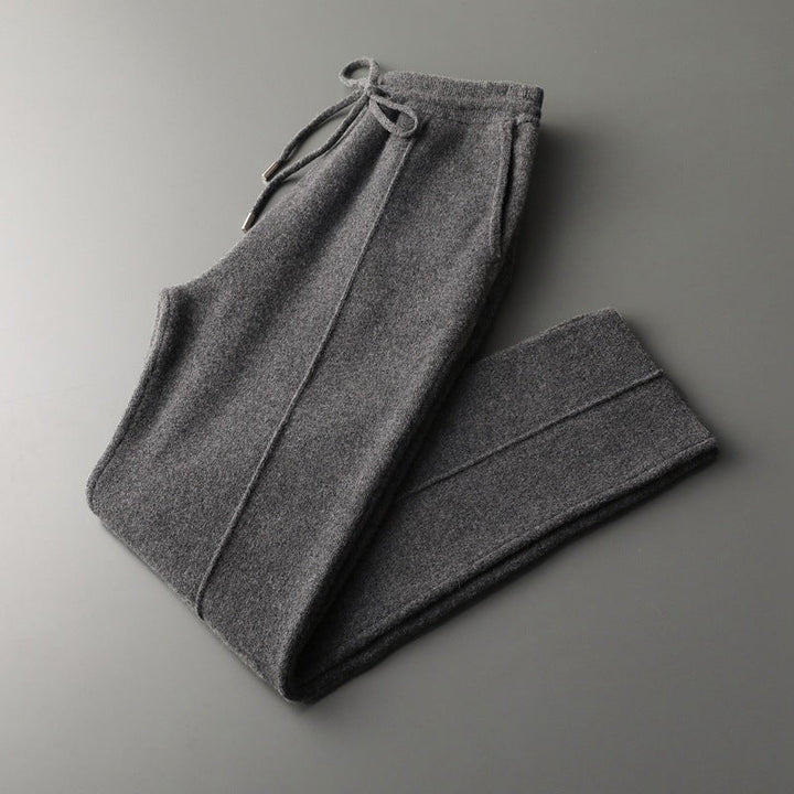 Pure Merino Light Gray Trousers dark gray image 1 #color_dark-gray