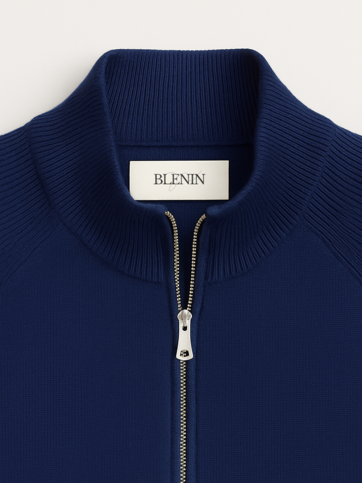 Old Money 100% Wool Fitted Cardigan