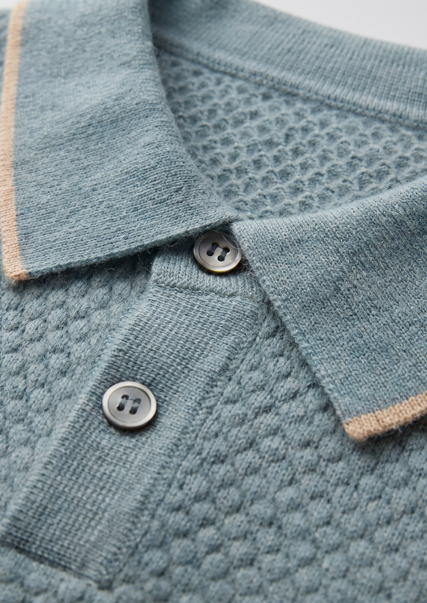The Cashmere Two-Tone Polo