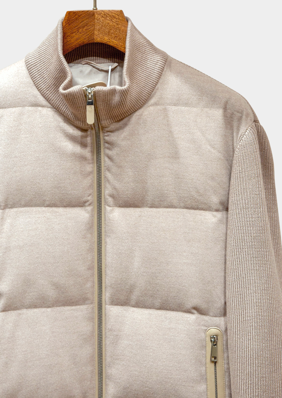 The Ivory Urban Hybrid Bomber Jacket