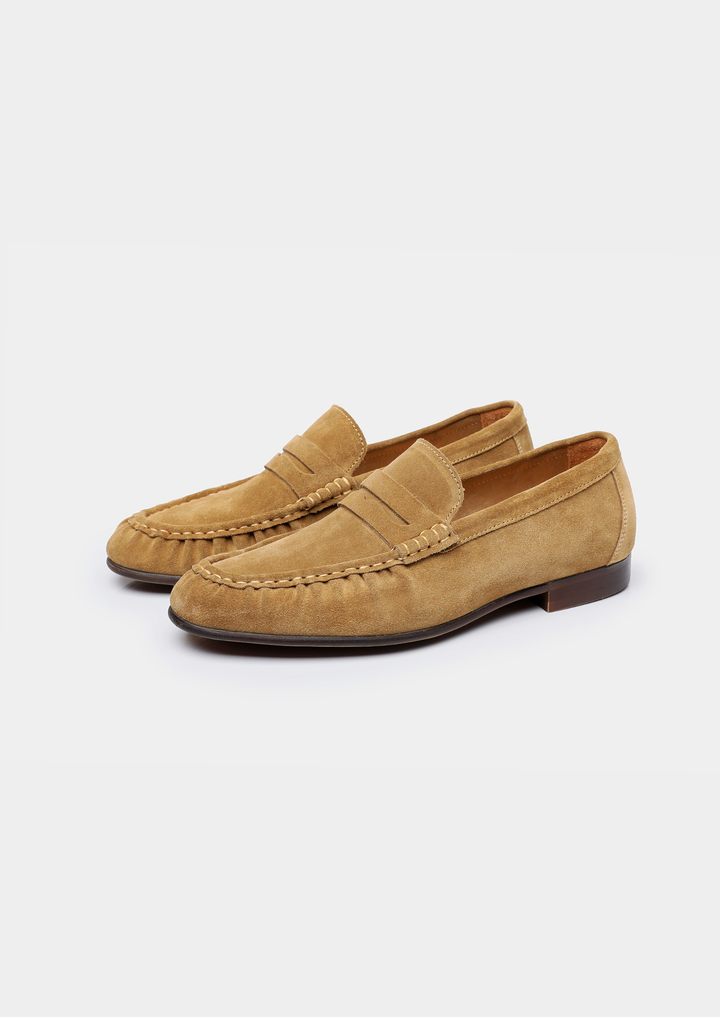 Classic Penny Suede Loafers caramel image 1 #color_caramel