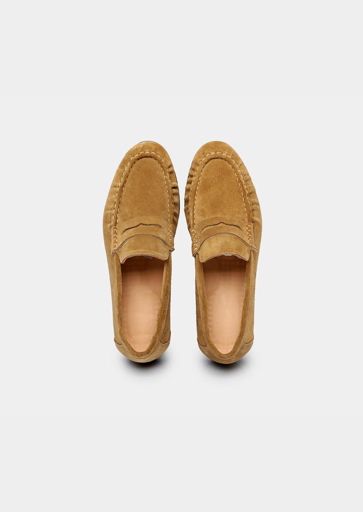 Classic Penny Suede Loafers caramel image 3 #color_caramel