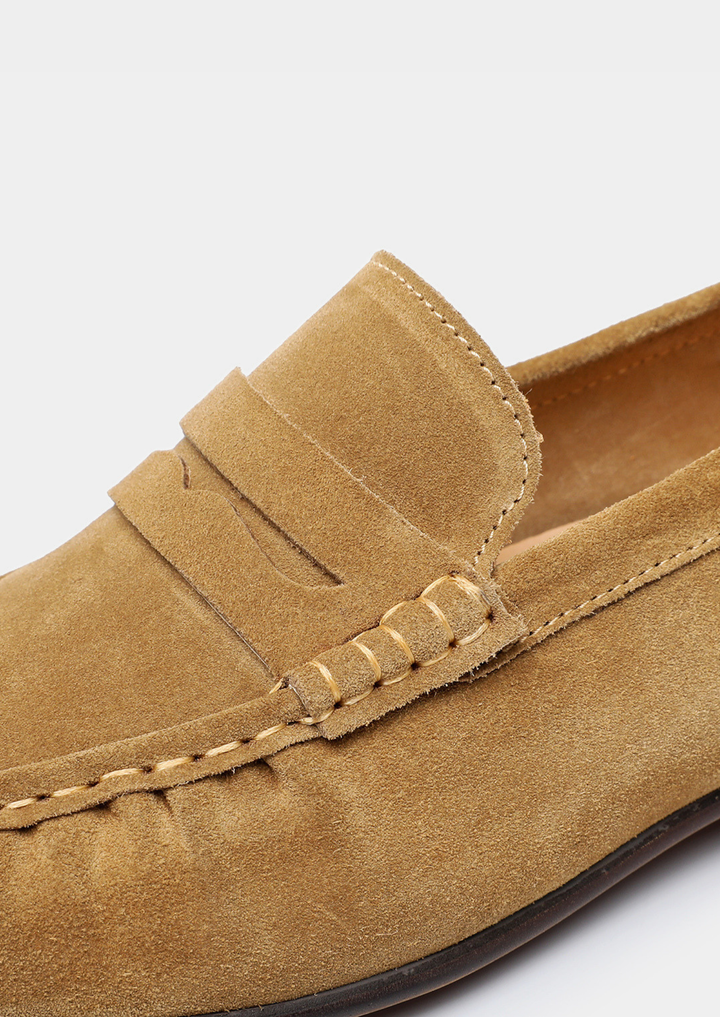 Classic Penny Suede Loafers caramel image 2 #color_caramel