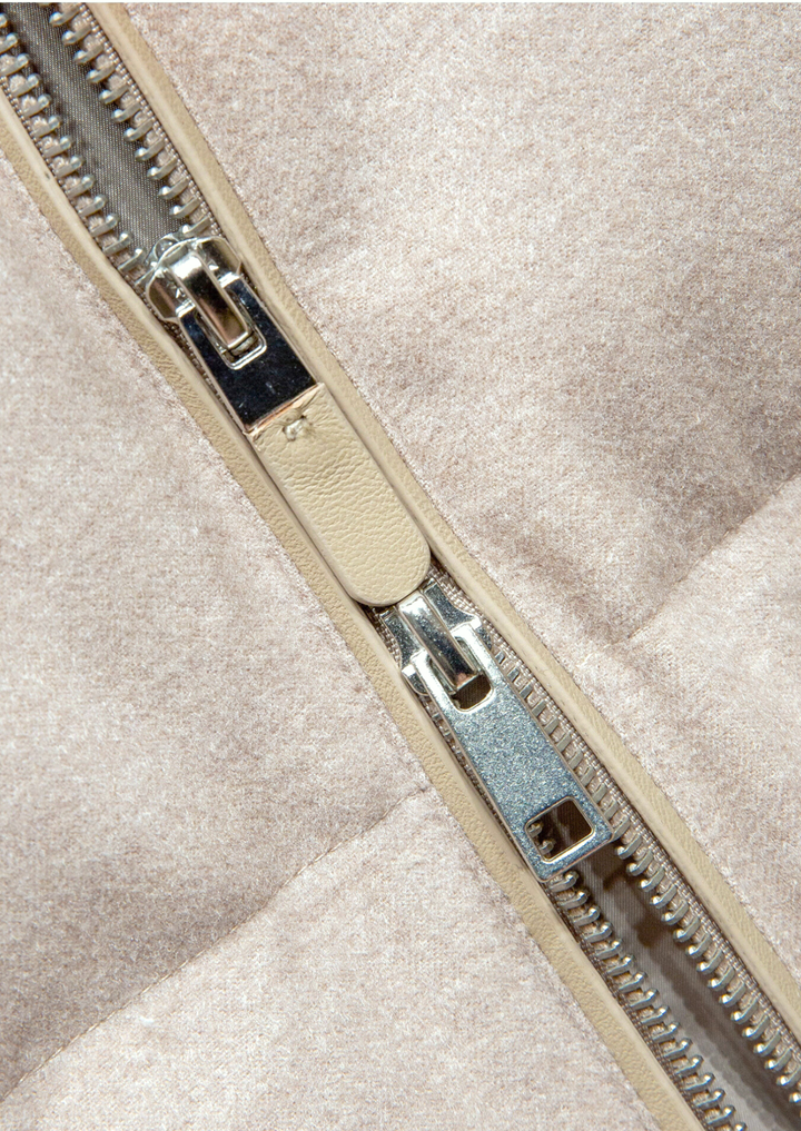 The Ivory Urban Hybrid Bomber Jacket