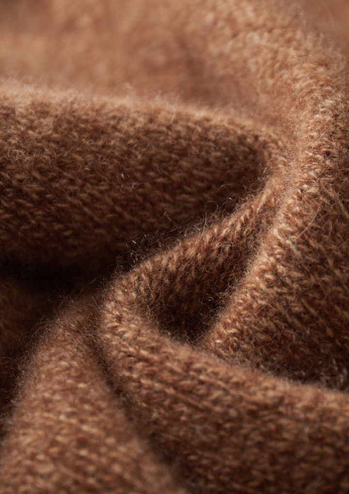 Pure Cashmere Shawl Collar Cardigan beige image 5 #color_beige