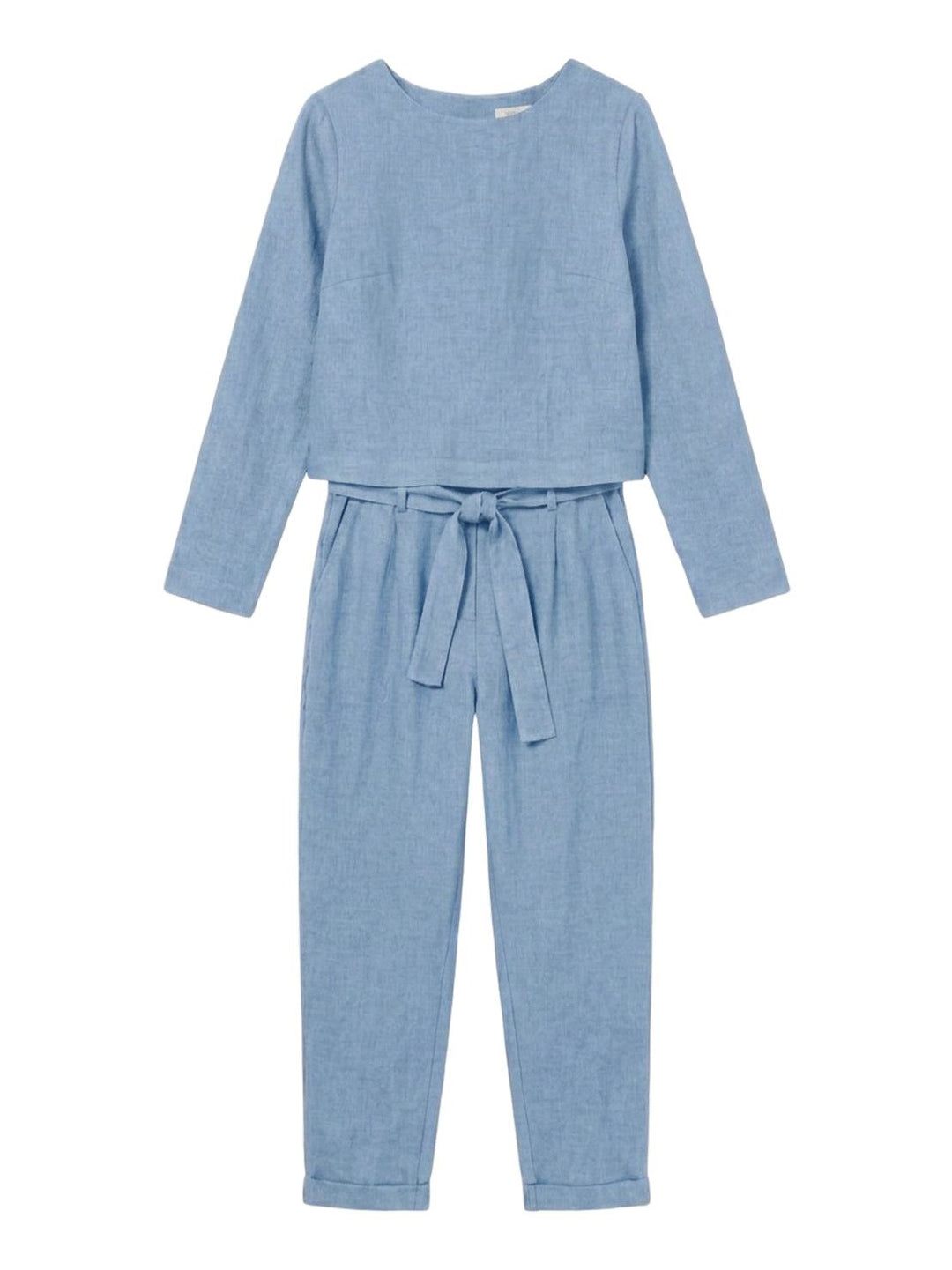 Cotton-Linen Monochrome Capsule lightblue image 2 