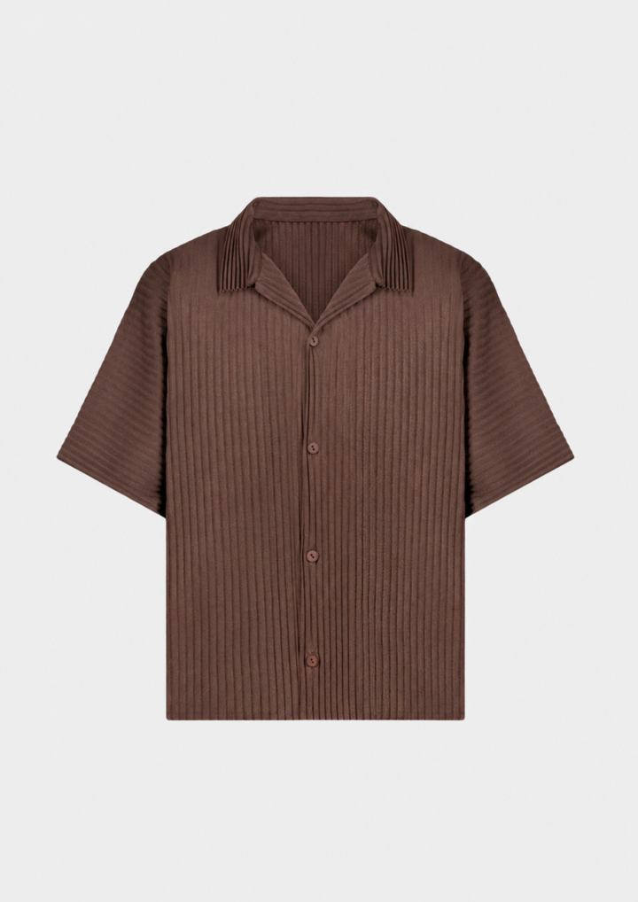 Pleated Summer Set coffee image 3 #color_coffee