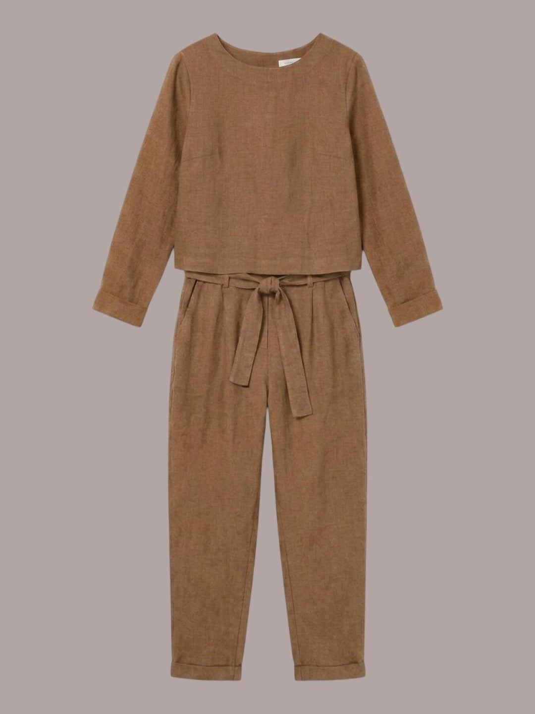 Cotton-Linen Monochrome Capsule khaki image 2 
