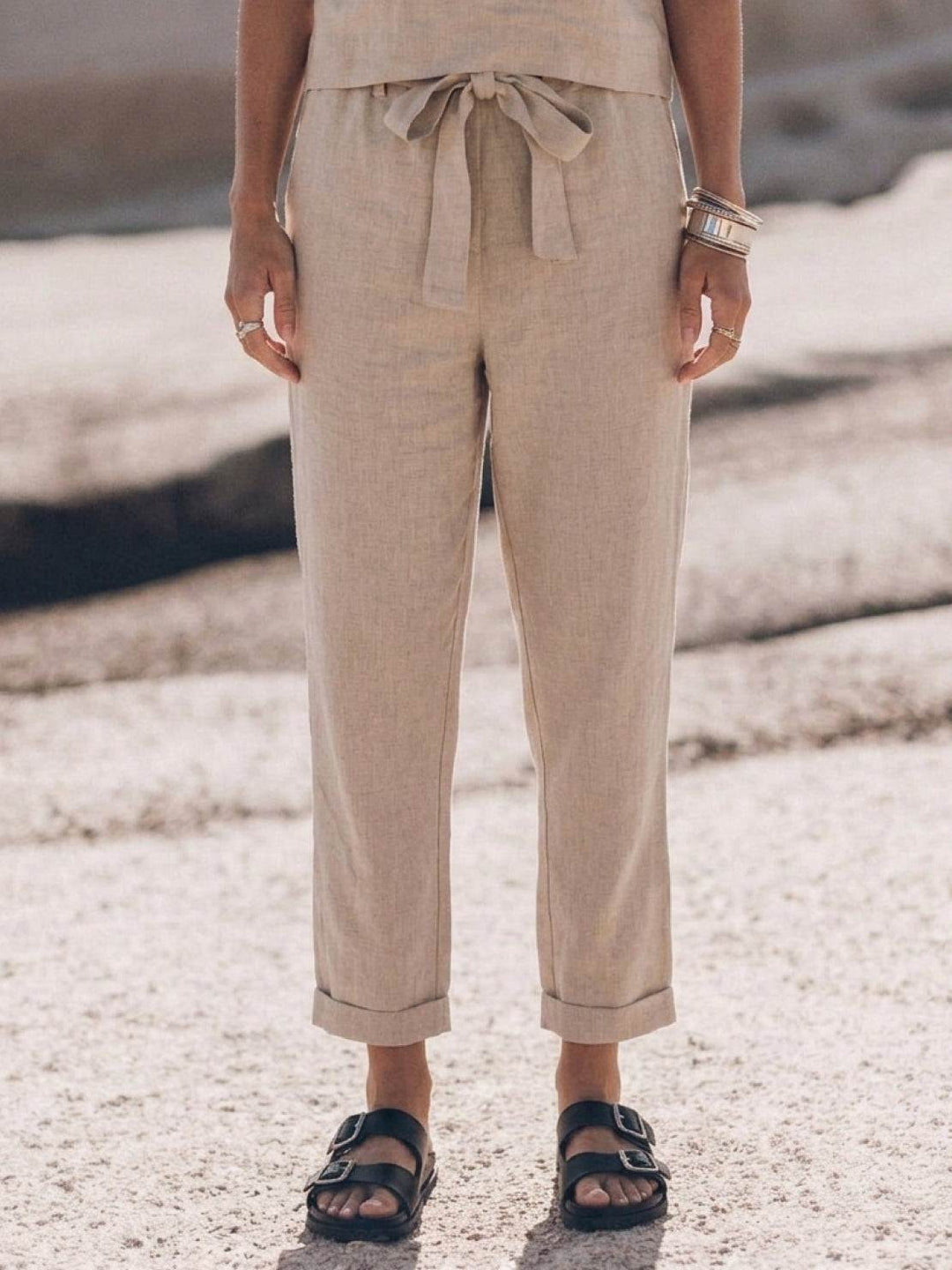 Cotton-Linen Monochrome Capsule beige image 8 