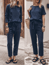 The Everywhere Cotton-Linen Set | Three-Piece Capsule