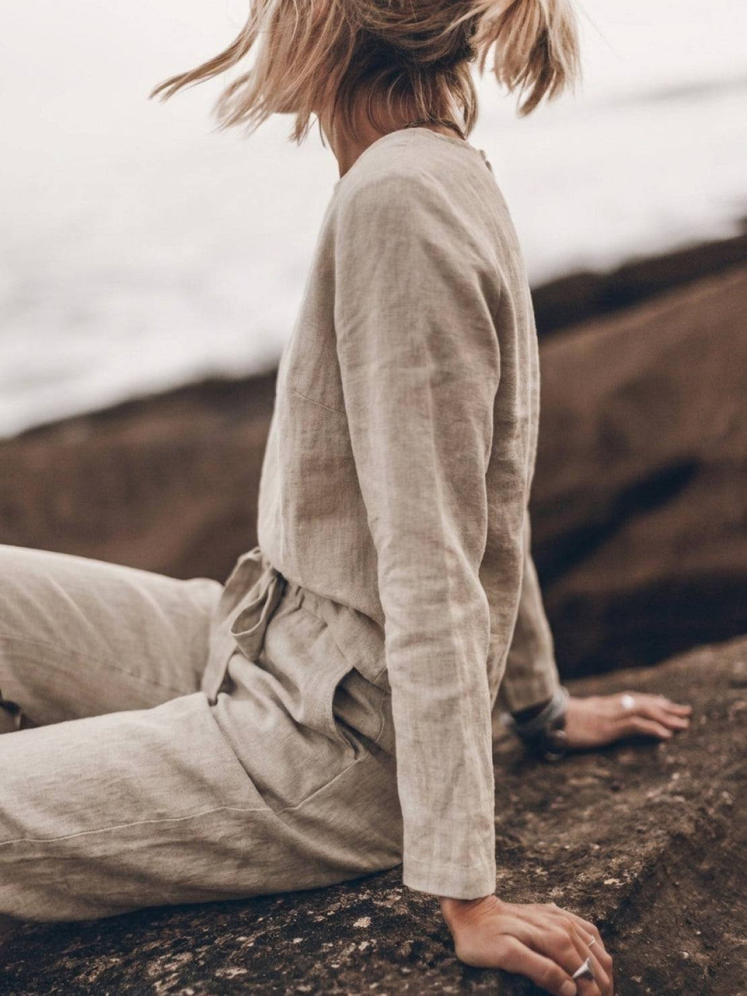 Cotton-Linen Monochrome Capsule beige image 3 