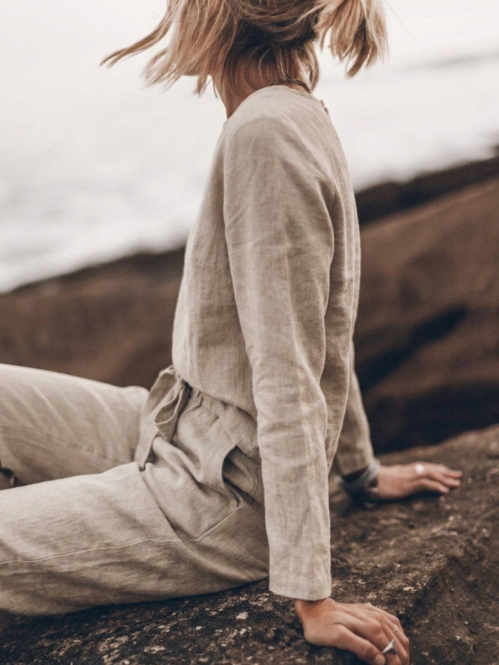 Cotton-Linen Monochrome Capsule beige image 3 