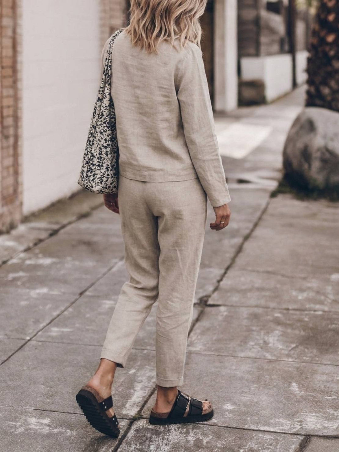 Cotton-Linen Monochrome Capsule beige image 6 