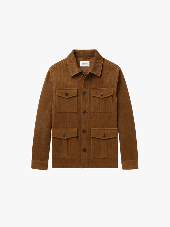 Italian Luxury Slim-Fit Hunting Jacket