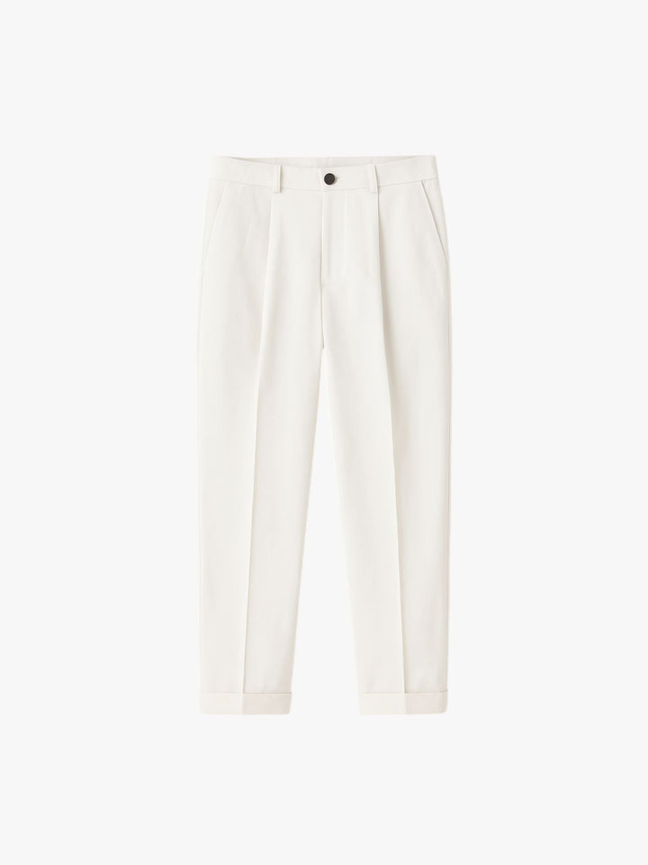 Smart Luxury Pleated Chino Pants