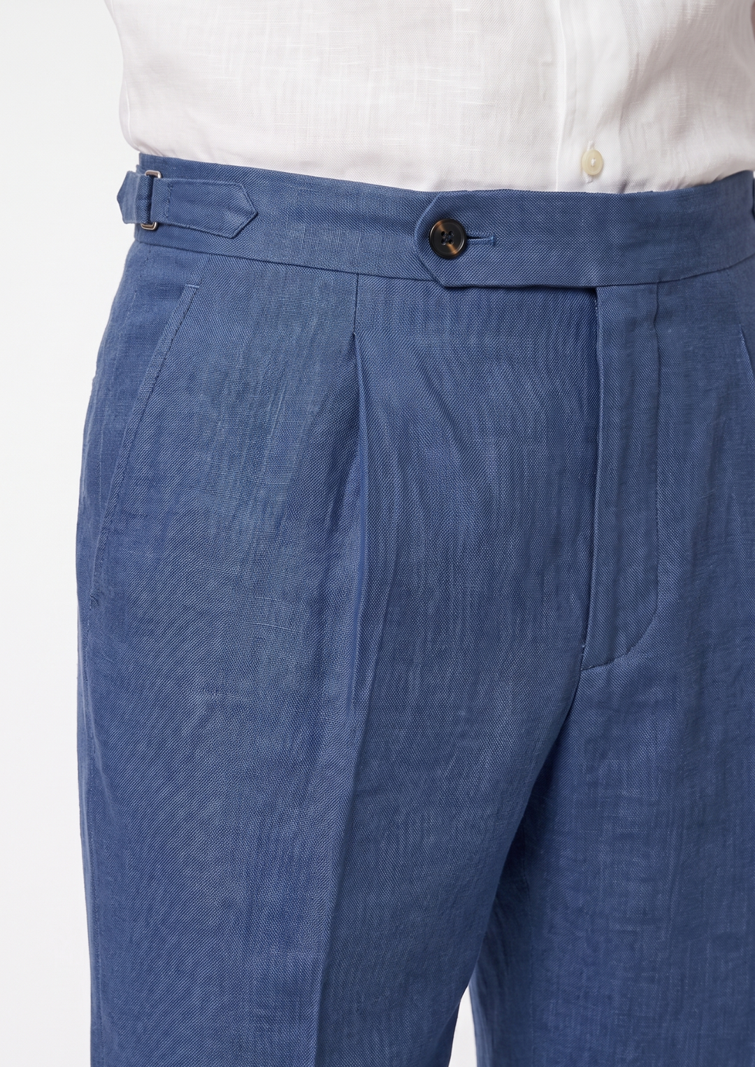 Tuscany Pleated Coastal Trousers blue image 3 #color_blue