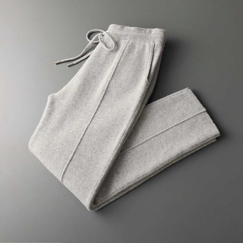 Pure Merino Light Gray Trousers light gray image 3 #color_light-gray