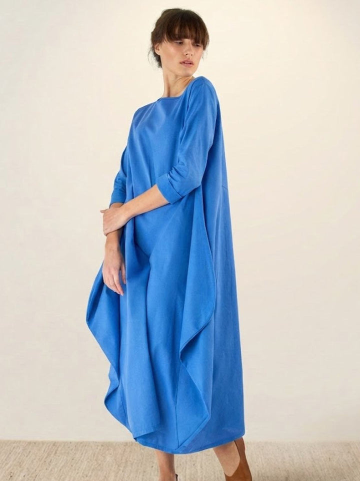 Bohemian Maxi Dress royal blue image 5 
