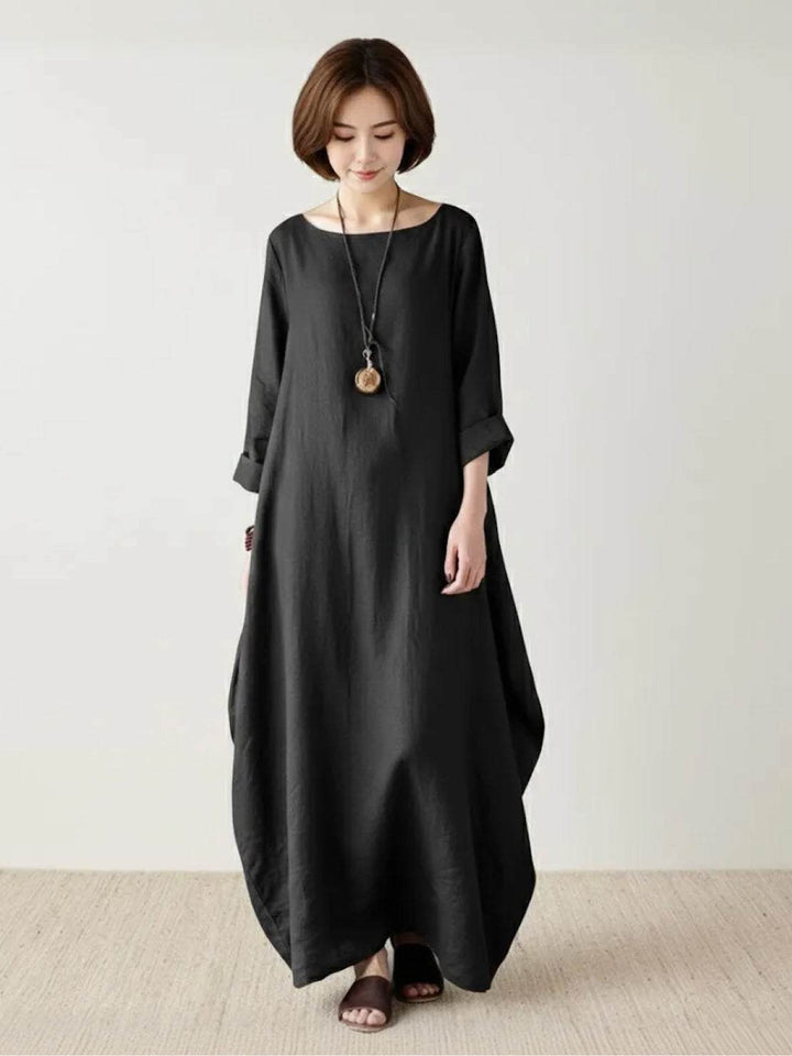 Bohemian Maxi Dress black image 1 
