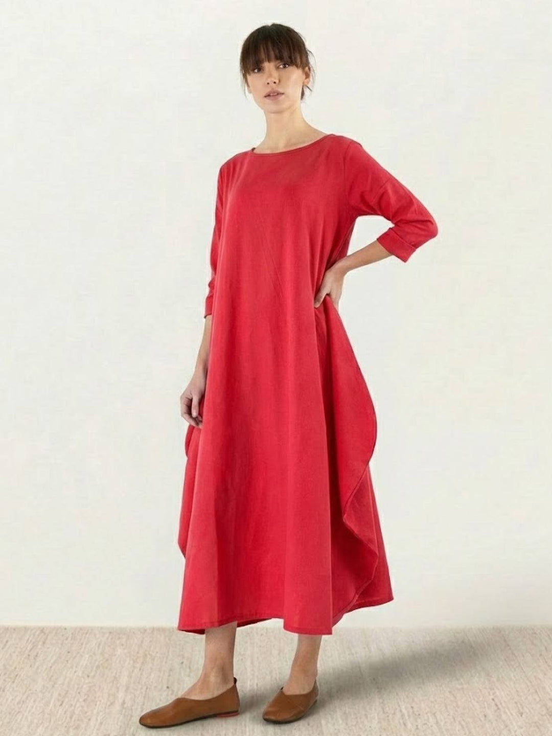 Bohemian Maxi Dress red image 4 