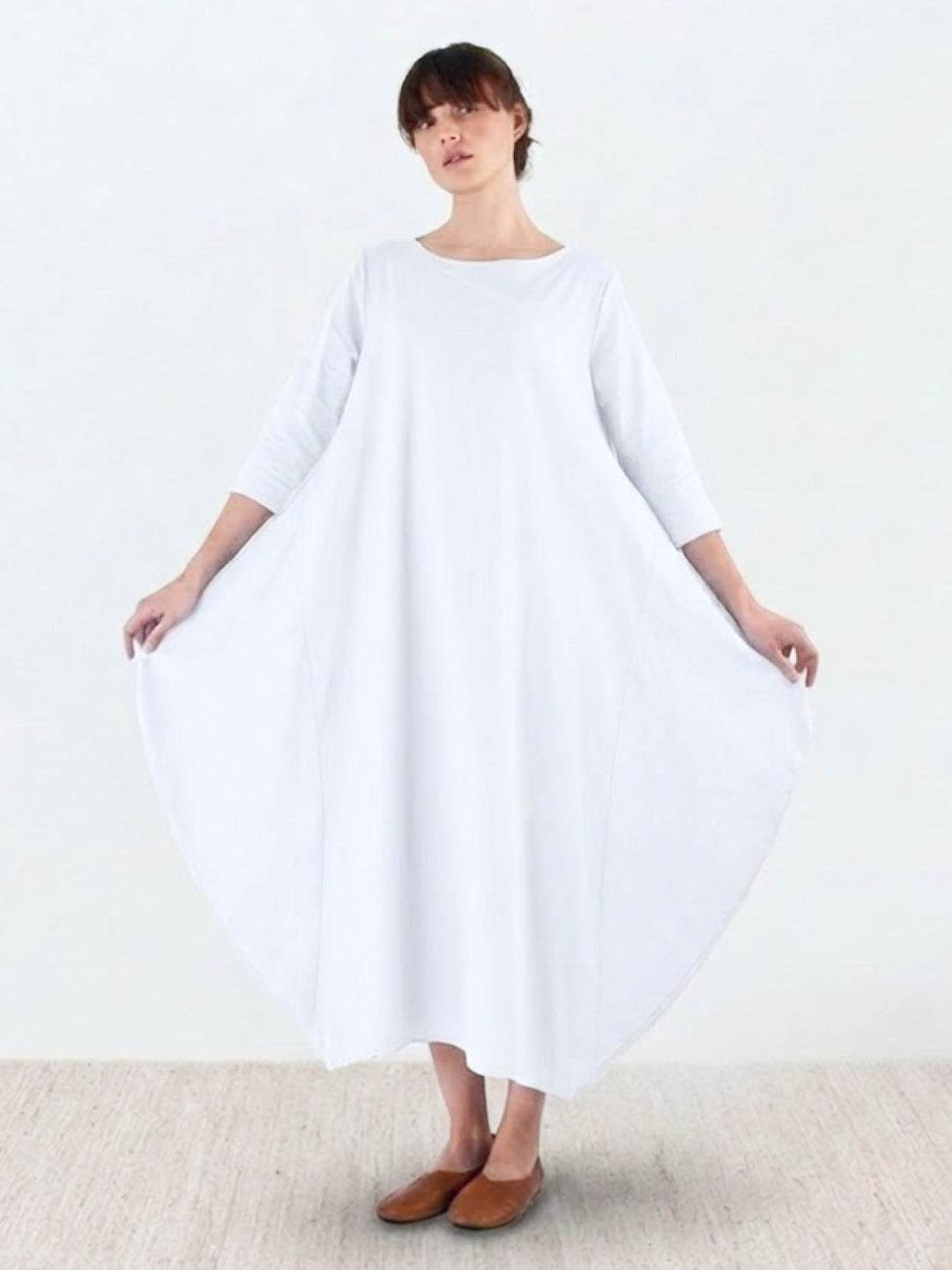 Bohemian Maxi Dress white image 1 