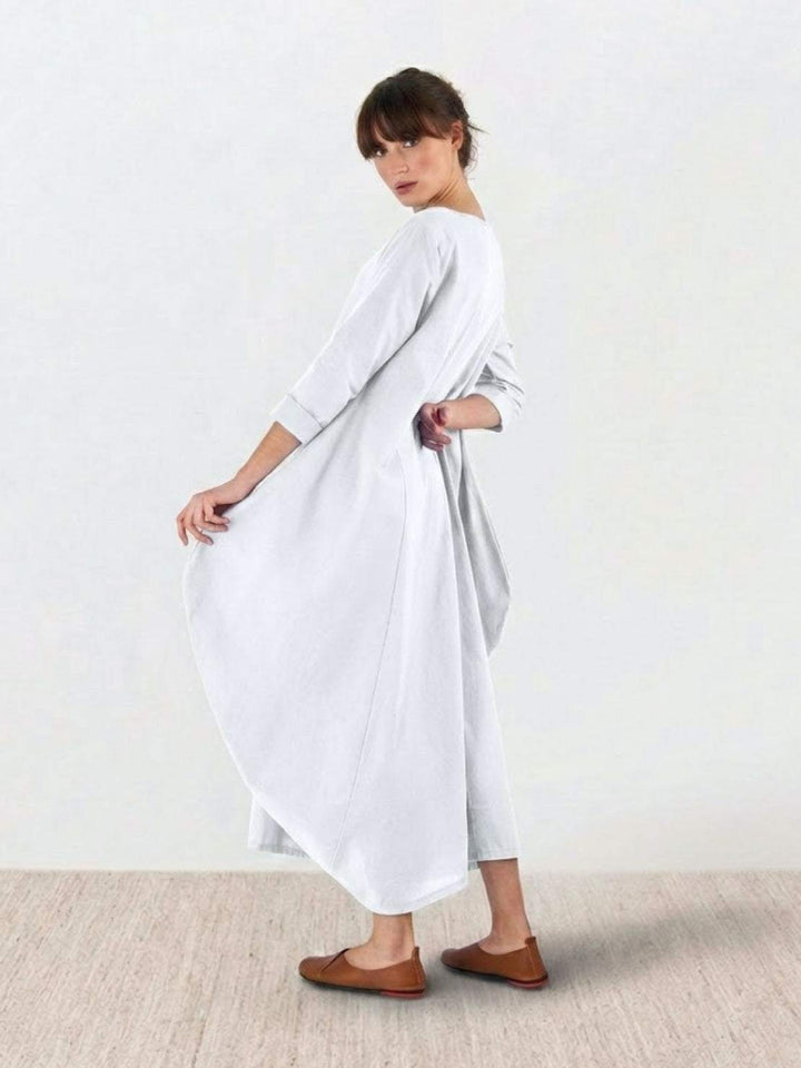 Bohemian Maxi Dress white image 4 