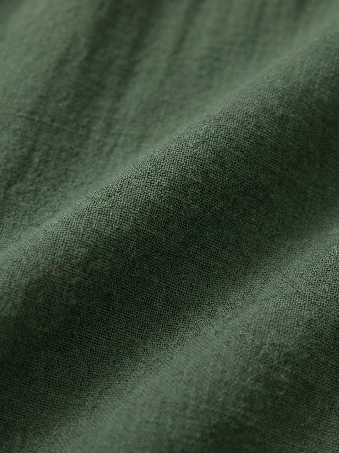 Capped-sleeve, Voluminous Pleated Midi Dress army green image 7 