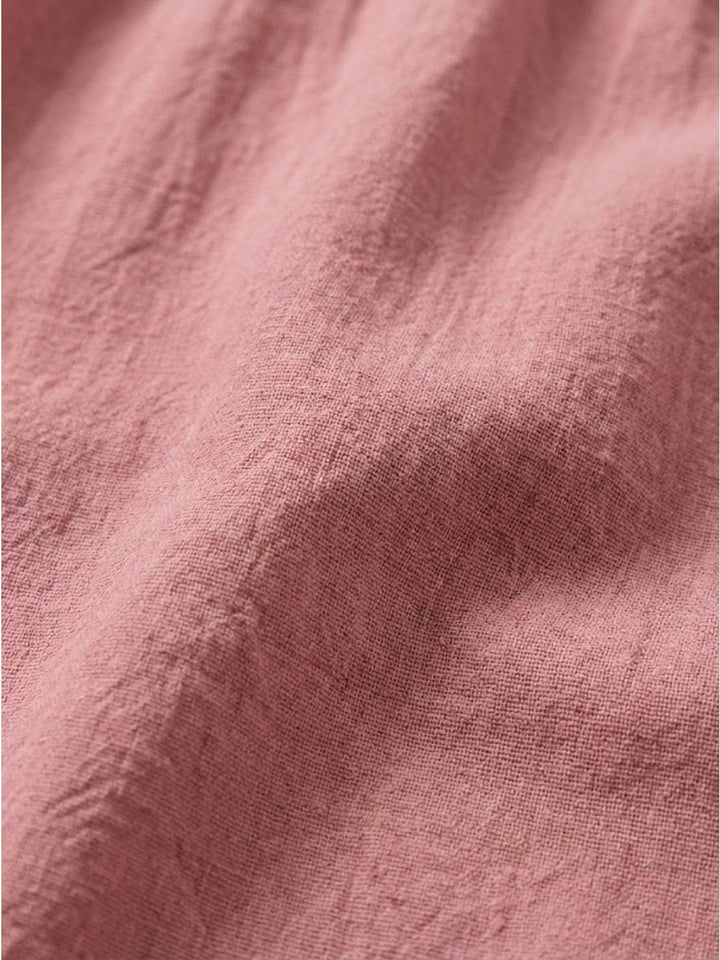 Capped-sleeve, Voluminous Pleated Midi Dress pink image 7 