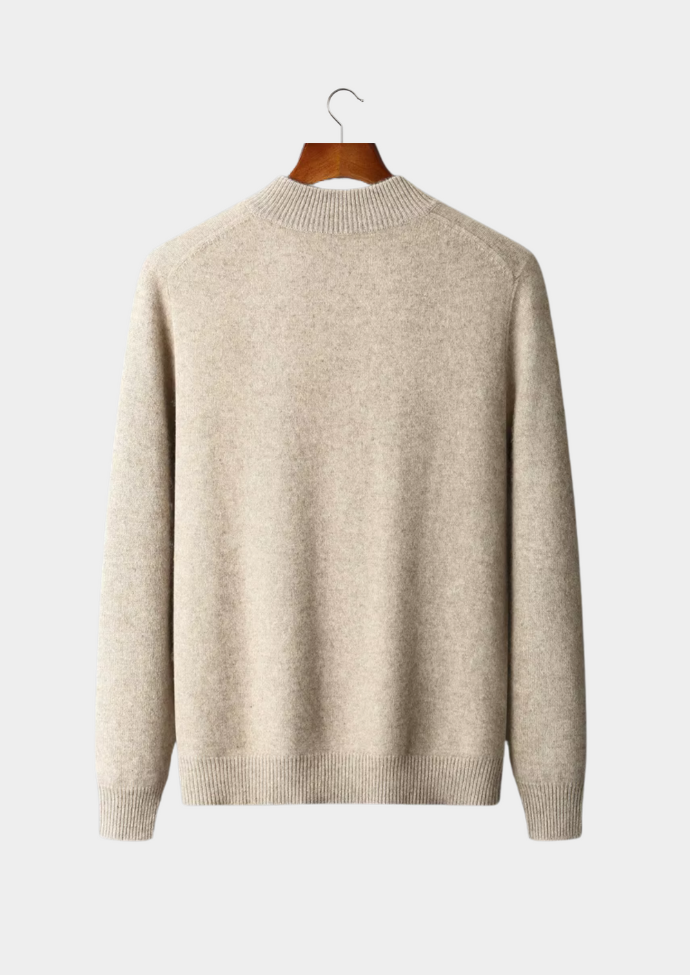 Pure Merino Zip Cardigan sand image 2 #color_sand