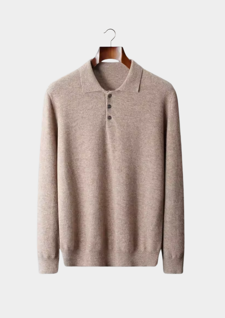 Pure Merino Sweater Polo light grey image 4 #color_light-grey