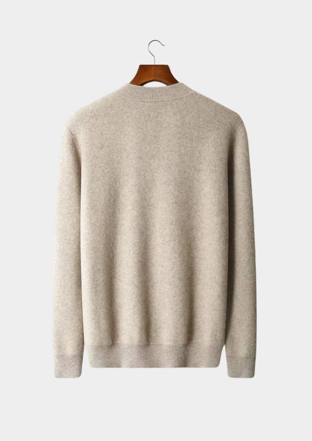 Pure Merino V-Neck Cardigan sand image 2 #color_sand