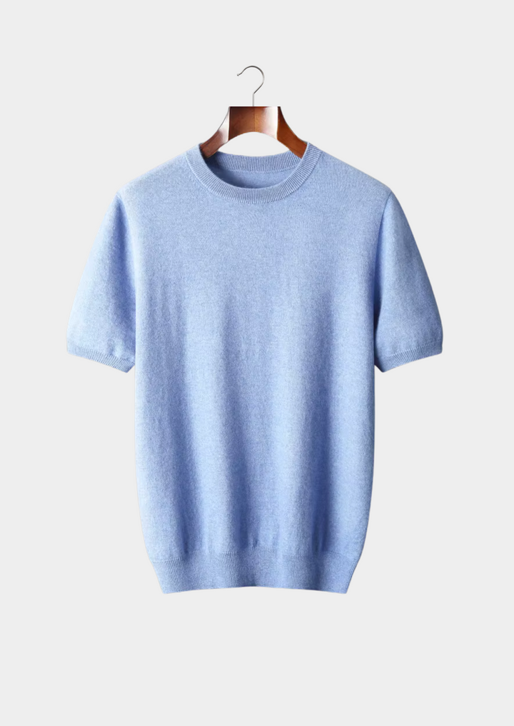 Cashmere Crewneck T-Shirt light blue image 1 #color_light-blue
