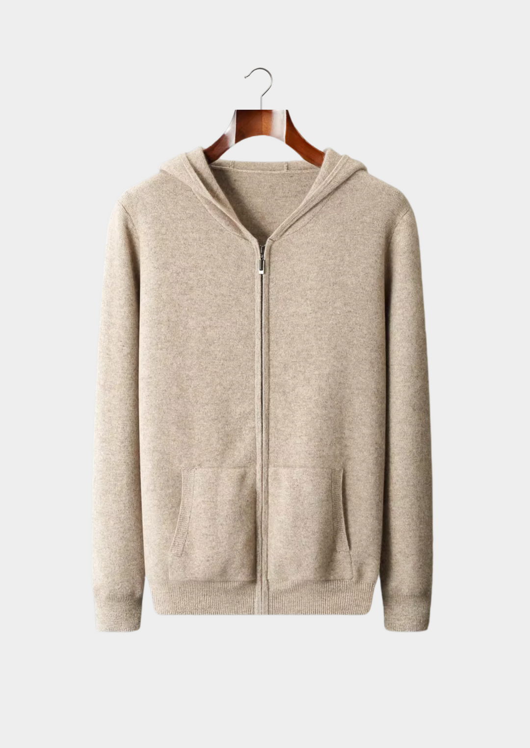 Pure Merino Zip Hoodie gray image 11 #color_gray